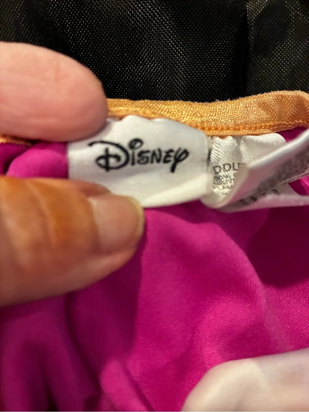 Disney Minnie Mouse Pink Orange Green Striped Girls Nightgown - Picture 3 of 5